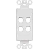 Main product image for Audtek WP-2B Decora Type Insert Four Hole White261-357